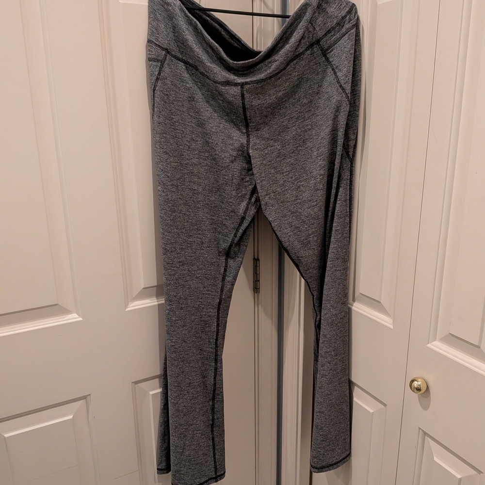 Lane Bryant Flare Leggings in Gray